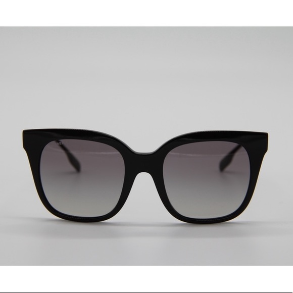 NEW BE4328 3001/11 WOMEN’S SUNGLASSES BURBERRY B 4328 BLACK EYEWEAR BURBERRY - Picture 7 of 13